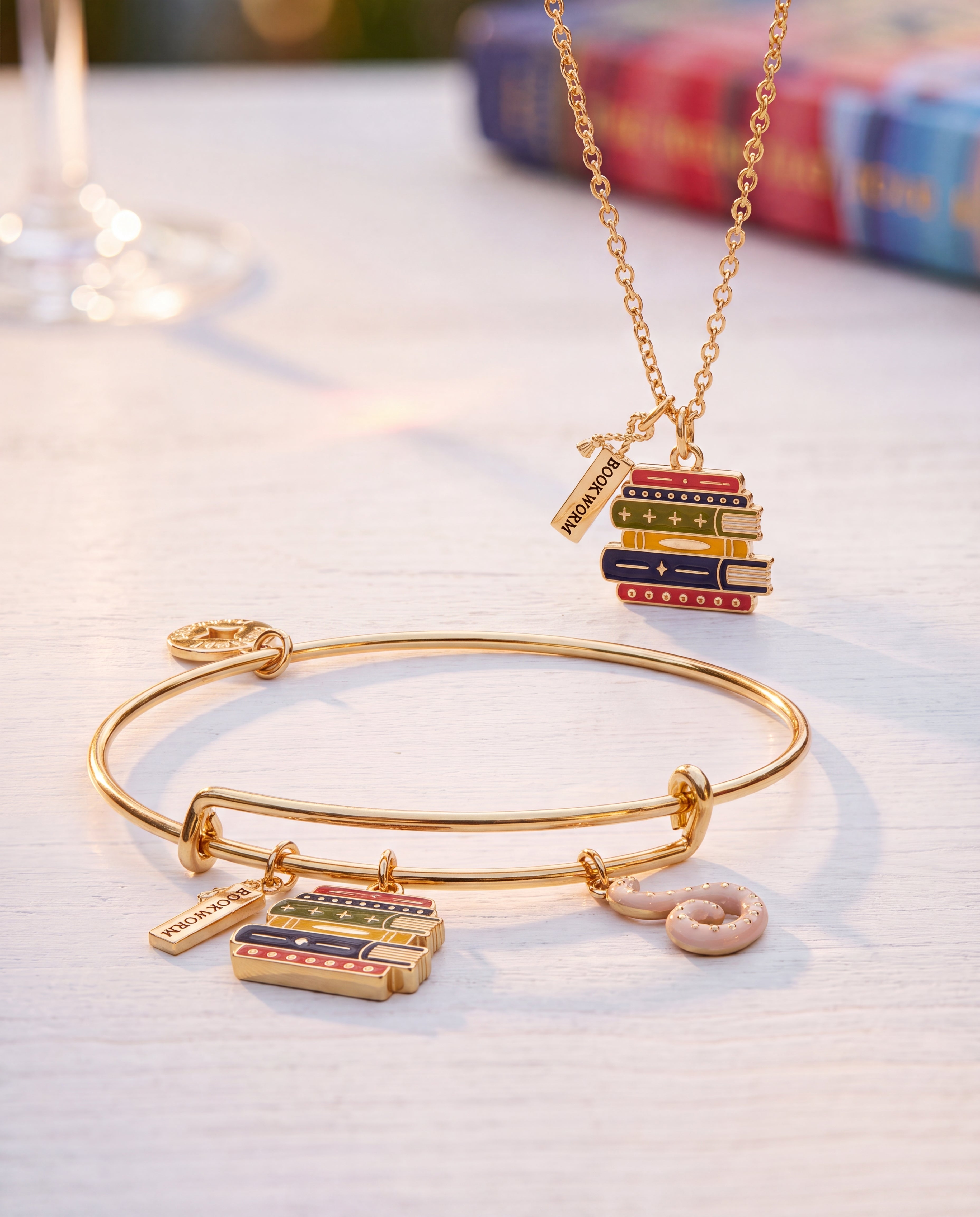 Book Club Multicharm Bangle