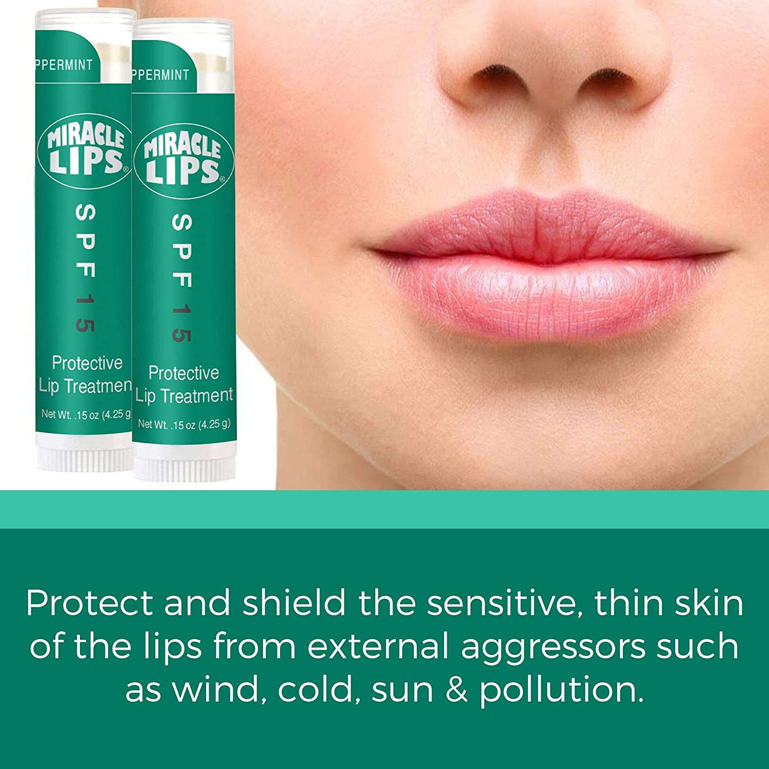 Holocuren Miracle Lips 3-Pack – Salve, Serum & SPF 15 Protect