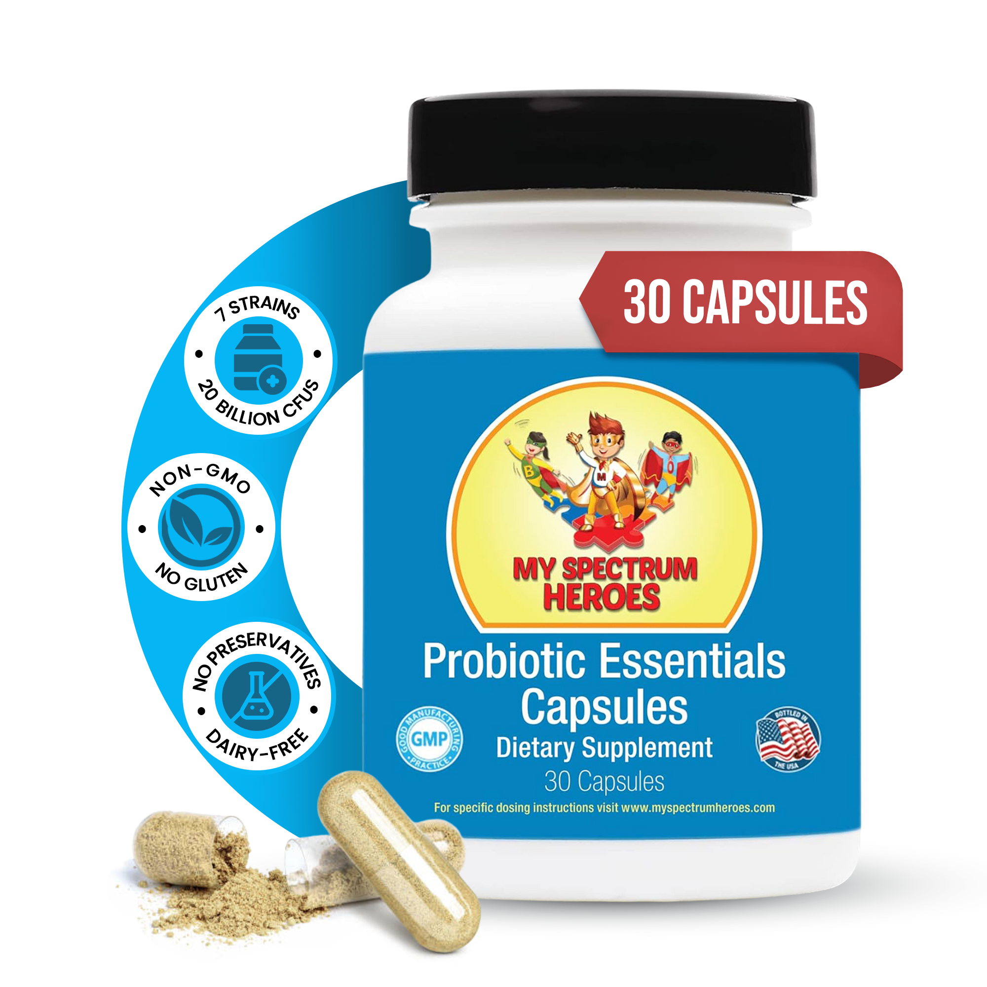 Probiotic Essentials Powder for Kids (20 Billion CFU)