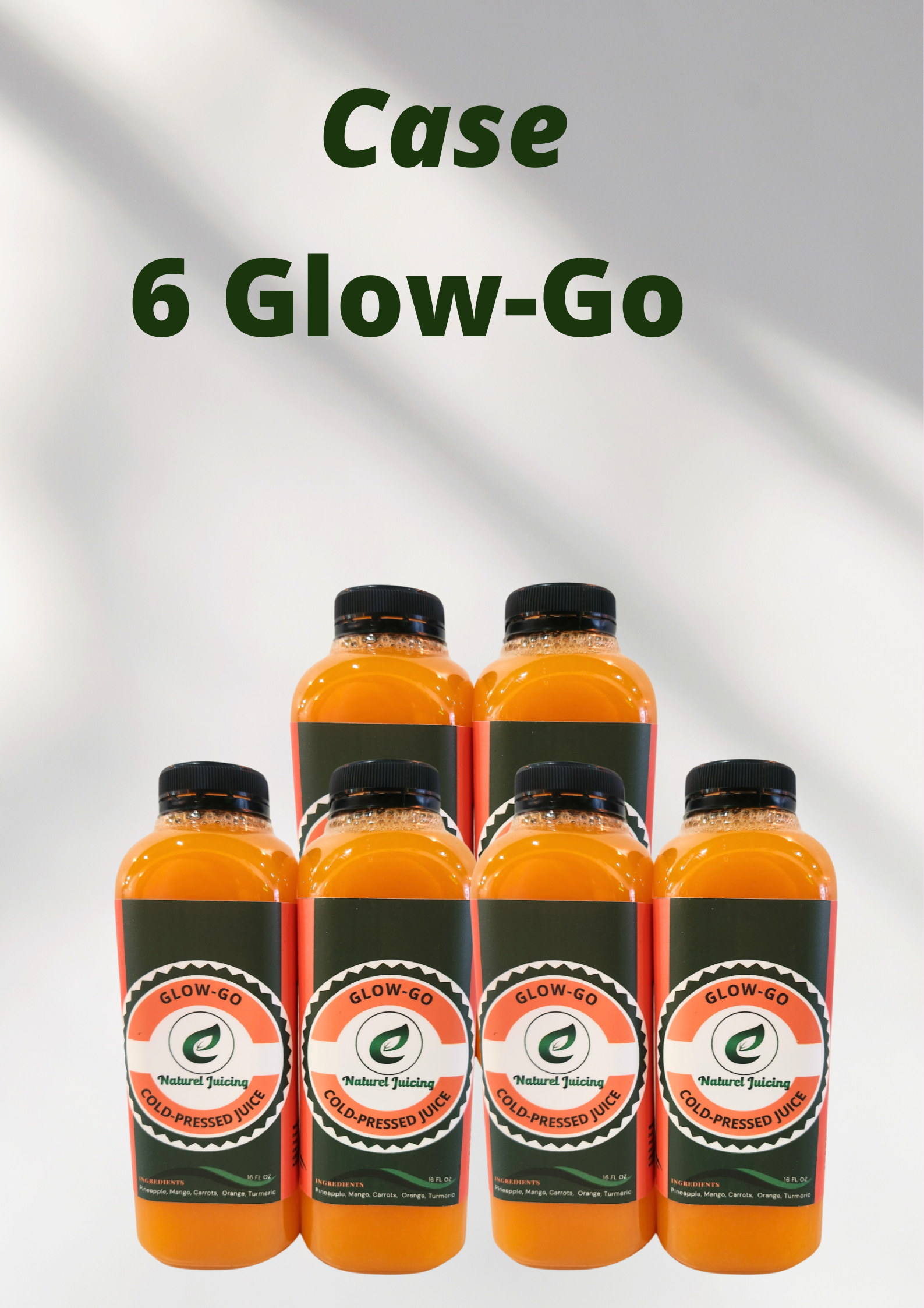 1/2 Case -  6 Glow-Go Juices