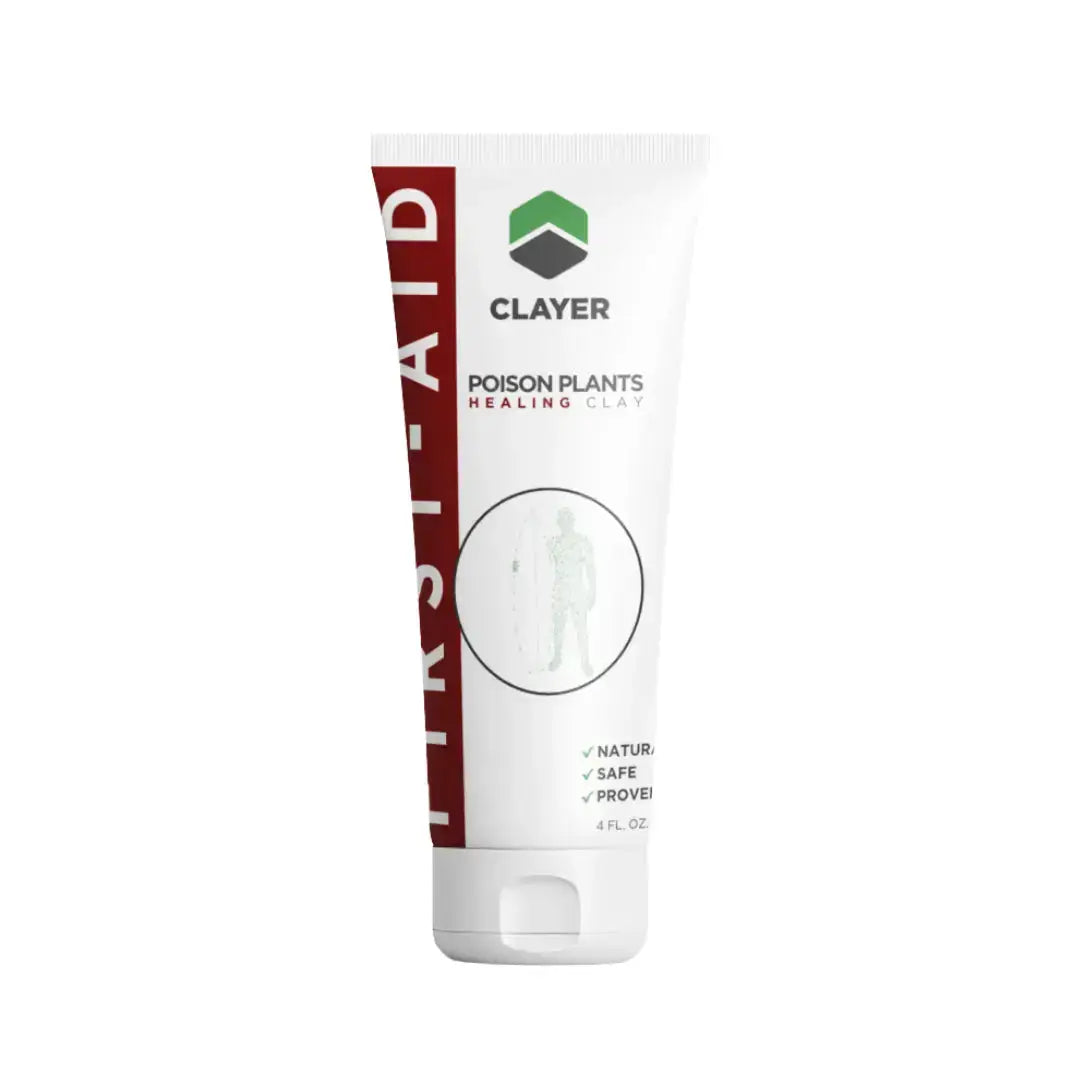 Natural First-Aid Healing Clay - Poison Ivy, Cuts & Insect Bites (Non-Toxic)