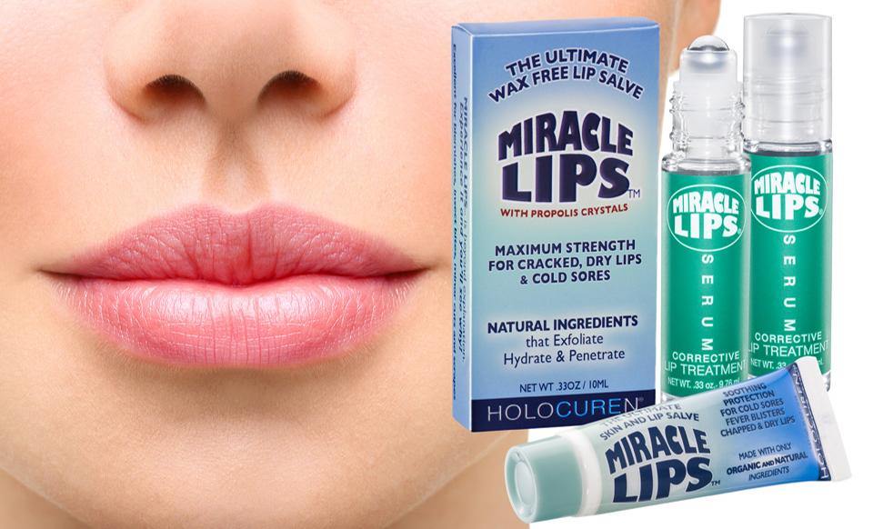 Holocuren Miracle Lips 3-Pack – Salve, Serum & SPF 15 Protect