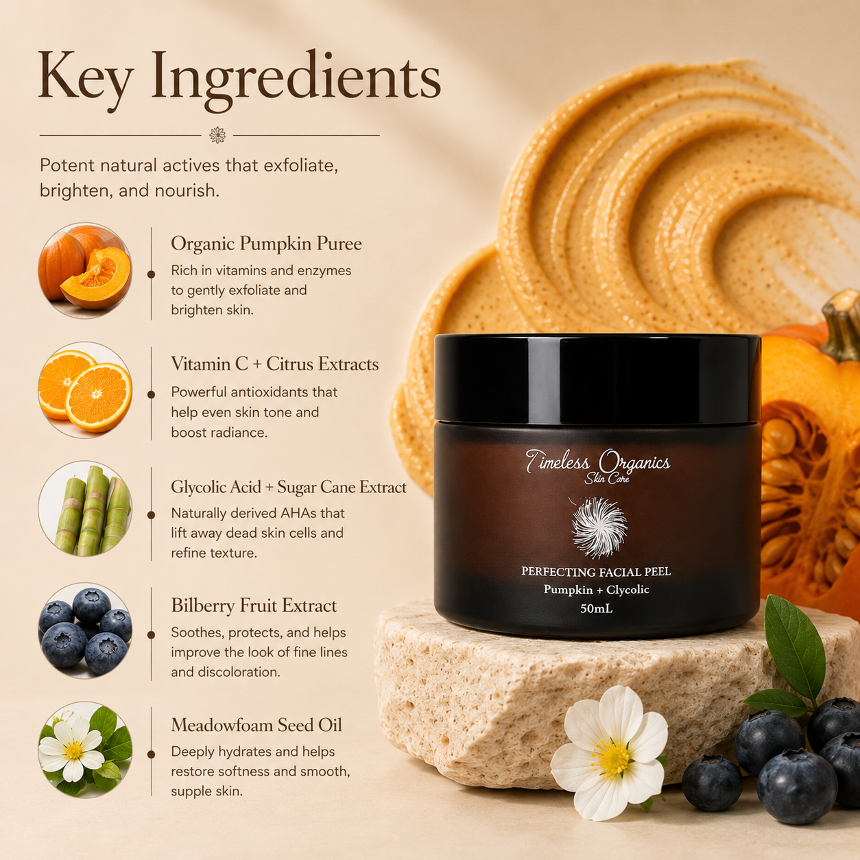 Pumpkin + Glycolic Facial Peel