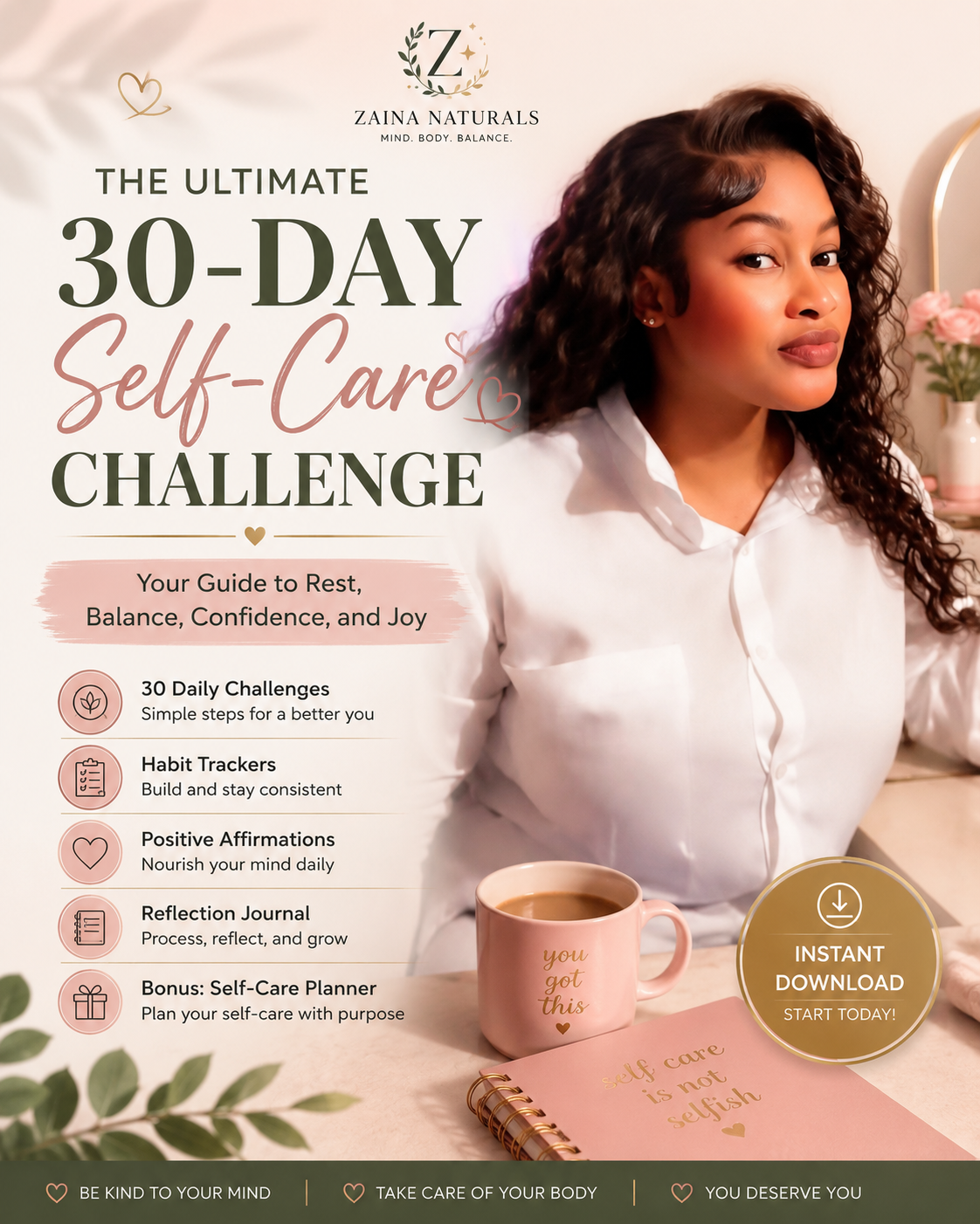 The Ultimate 30-Day Self-Care Challenge Bundle