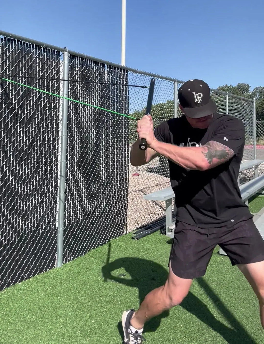 Power Swing Pro Bundle - Baseball & Softball Swing Trainer - 2 Attachment Points - Includes 4 Week Bat Speed Accelerator Program