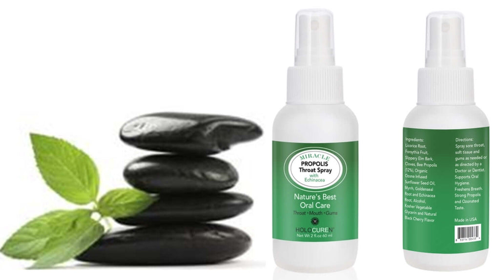 Holocuren Miracle Propolis Throat Spray with Echinacea & 7 Herbs – 2 oz