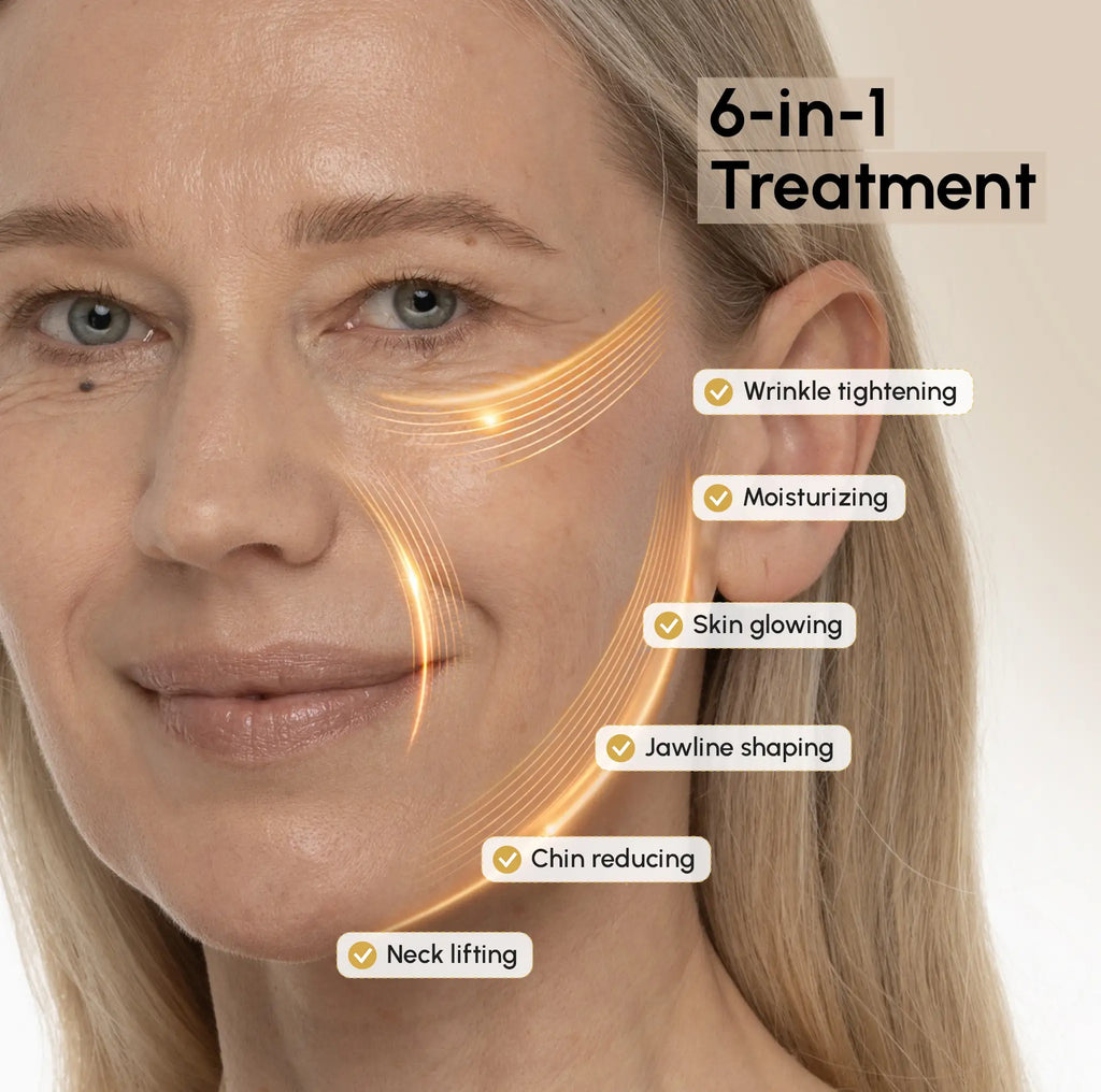 24K Gold V-Line Chin & Neck Mask – 20 PCS