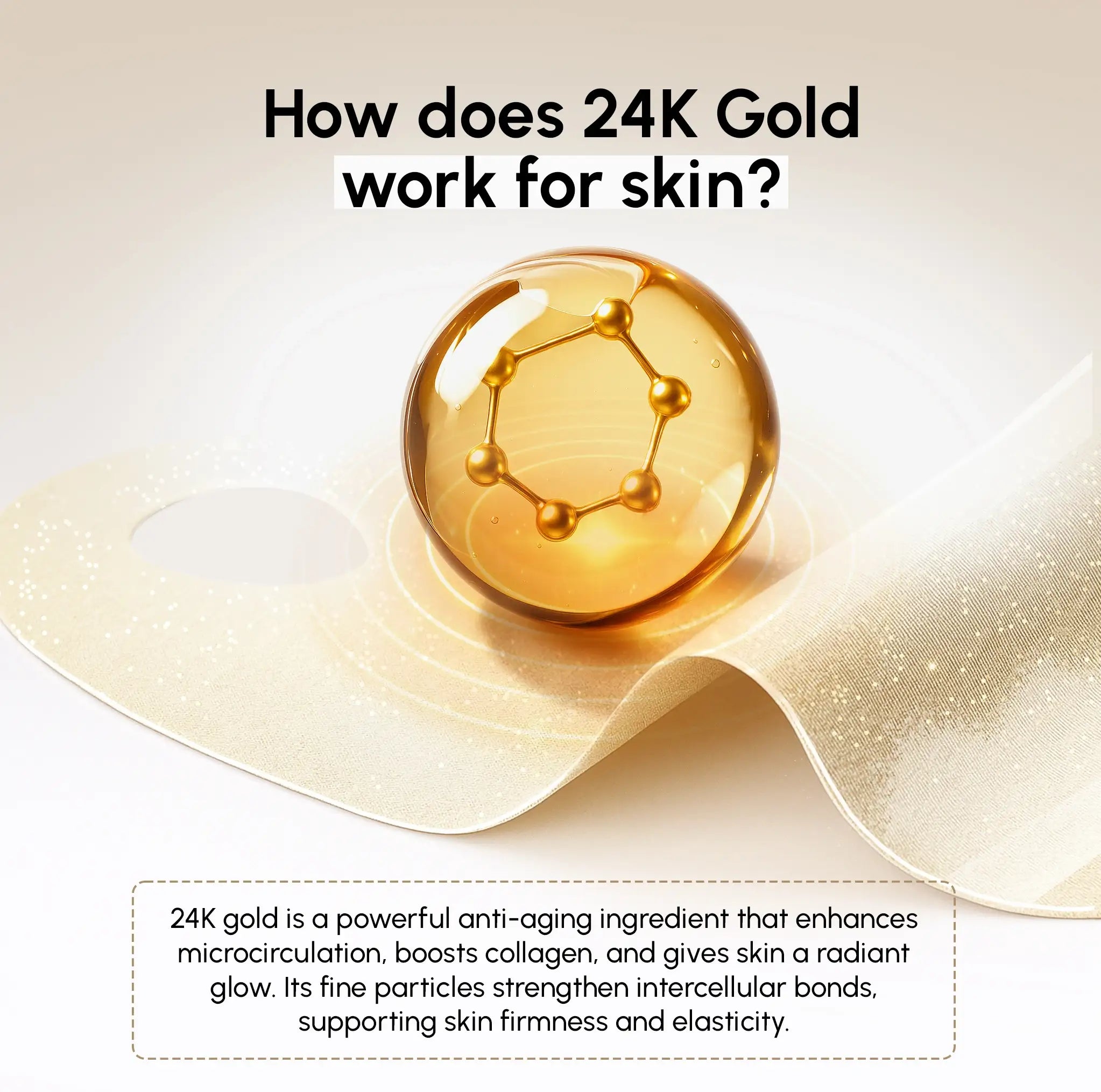 24K Gold V-Line Chin & Neck Mask – 20 PCS