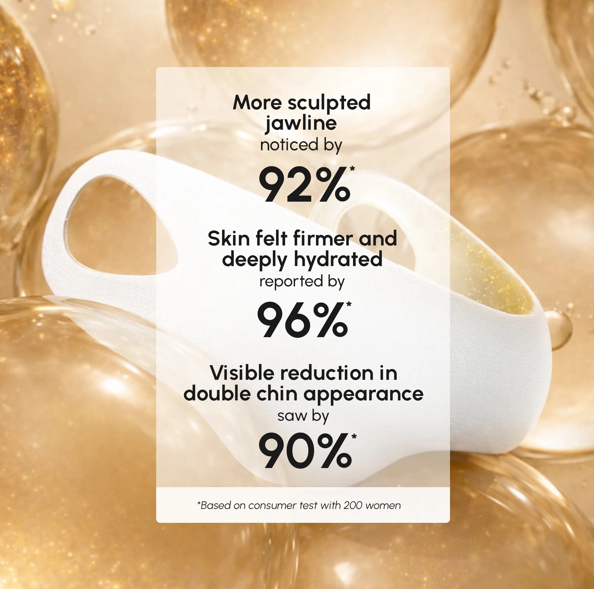 24K Gold V-Line Chin & Neck Mask – 20 PCS