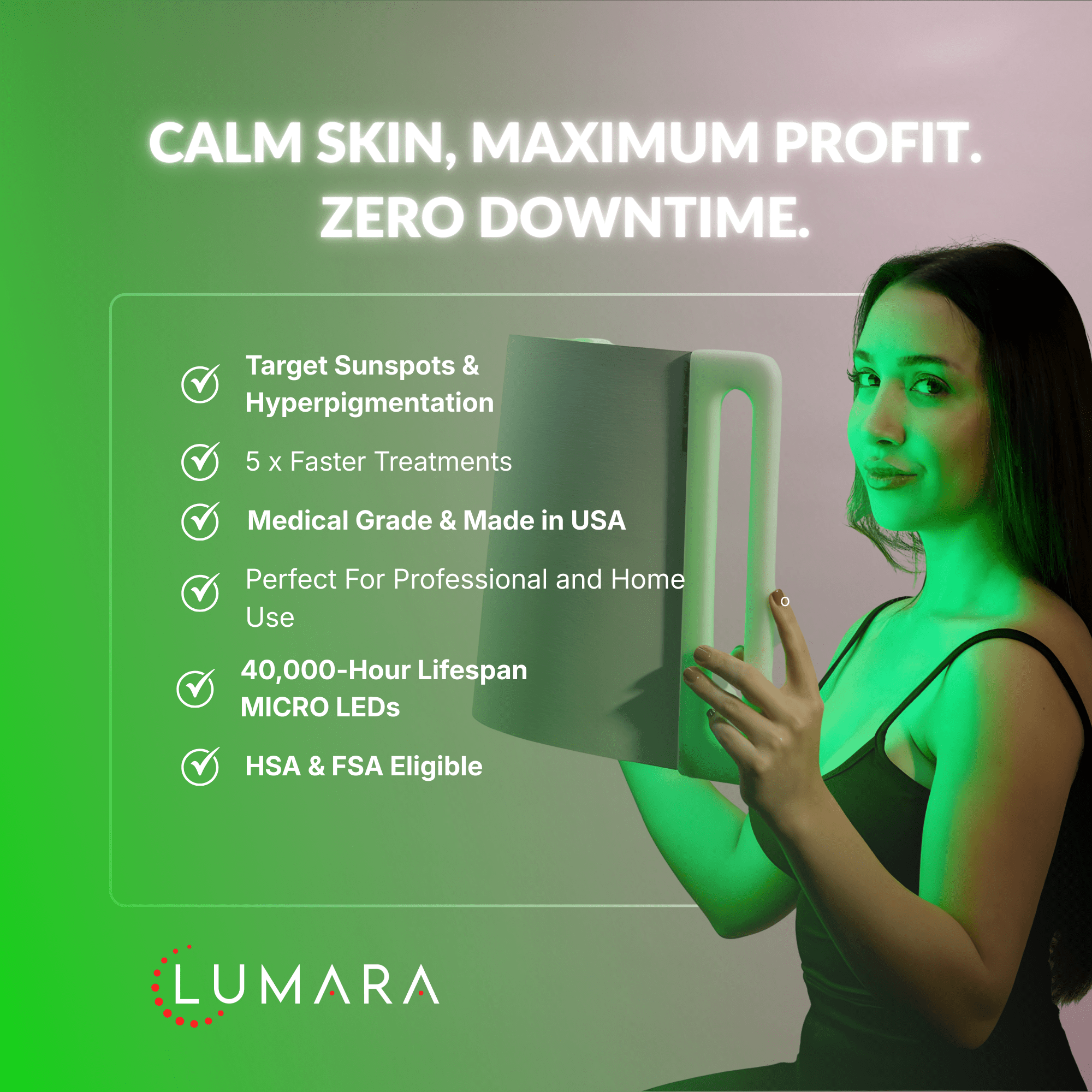 Illuminate Green V1 – Green Light Therapy Panel