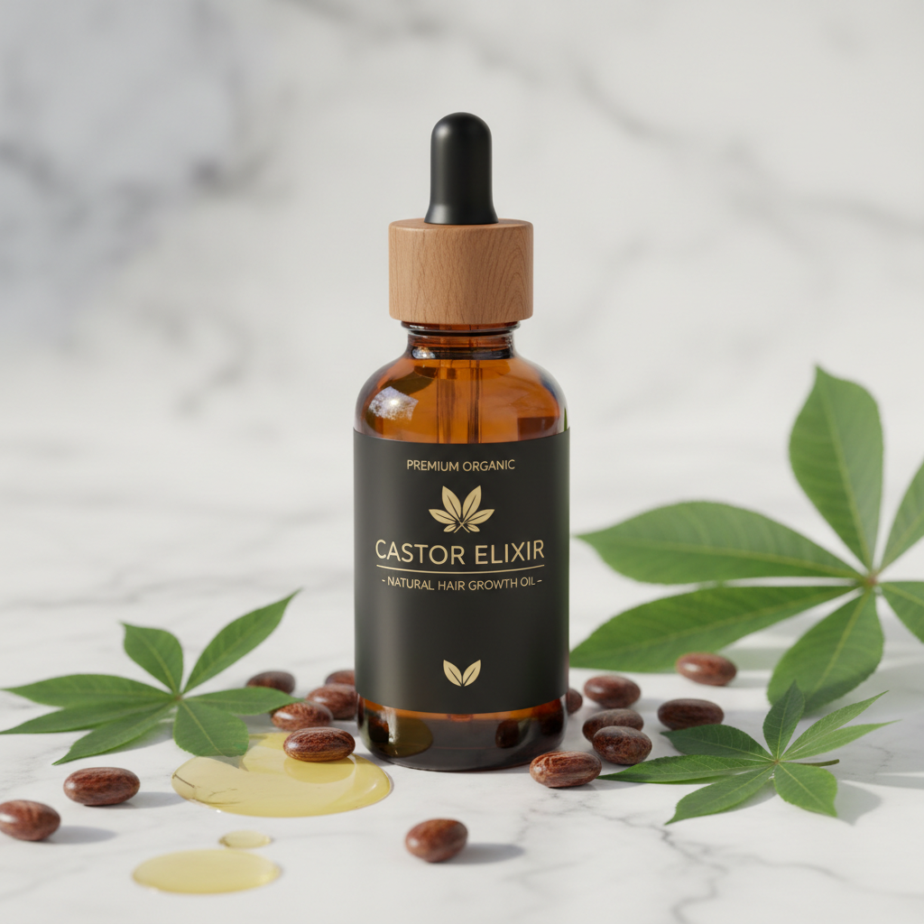 Natural Castor Hair Growth Oil