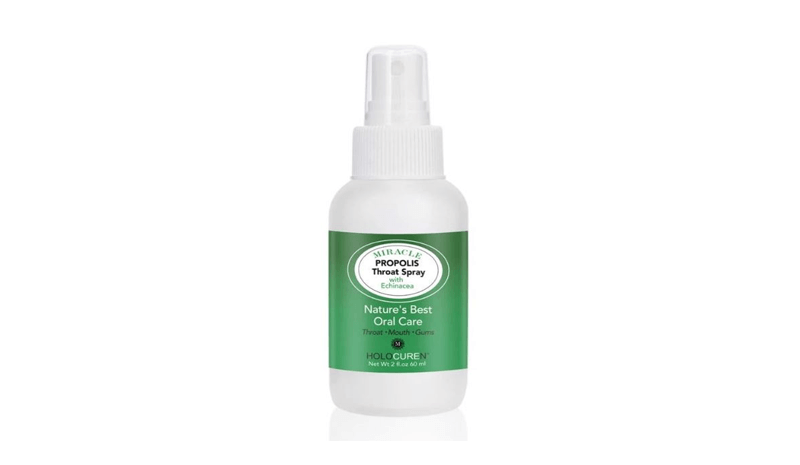 Holocuren Miracle Propolis Throat Spray with Echinacea & 7 Herbs – 2 oz