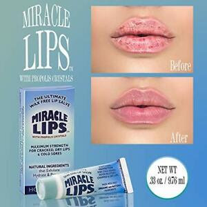 Holocuren Miracle Lips Salve for Dry Lips – Deep Moisturizing Formula, 0.33 oz